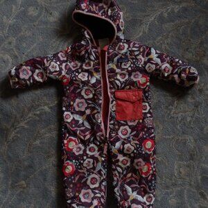 Patagonia Puff Ball Reversible Bunting, Like New, 3-6 Months